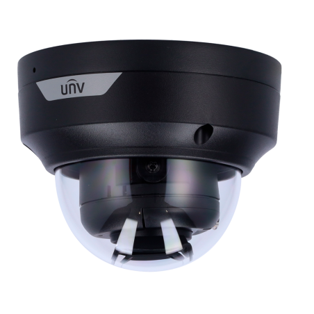 UV-IPC3528LE-ADF28K-WP-BLACK - Telecamera Dome IP Uniview - Easy - 8 MP | Ottica 2.8 mm | microSD 512 GB - Luce bianca 30 m | WD