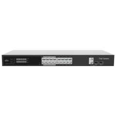 UV-NSW3000-17GT1GP1GC-POE-IN - Uniview Switch PoE Cloud Managed Layer 2 - 16 PoE802.3af/at + 2 uplink RJ45 + 2 SFP - 16 RJ45 GE