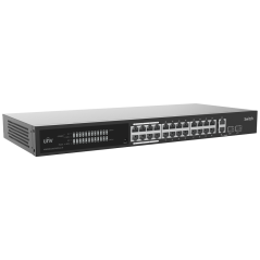 UV-NSW3000-25GT1GP1GC-IN - Uniview Switch Cloud Managed Layer 2 - 24 RJ45 GE + 2 uplink RJ45 GE +2 SFP - VLAN/Port Isolation/Loo