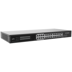 UV-NSW3000-25GT1GP1GC-LPOE-IN - Uniview Switch PoE Cloud Managed Layer 2 - 24 PoE802.3af/at + 2 uplink RJ45 + 2 SFP - 24 RJ45 GE