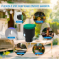 3XNVS-GARDENSOCKETF-W - Presa intelligente da esterno Pack 3uds - WiFi 2.4 GHz - Statistiche di consumo - Timer e calendario - P