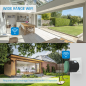 3XNVS-GARDENSOCKETF-W - Presa intelligente da esterno Pack 3uds - WiFi 2.4 GHz - Statistiche di consumo - Timer e calendario - P