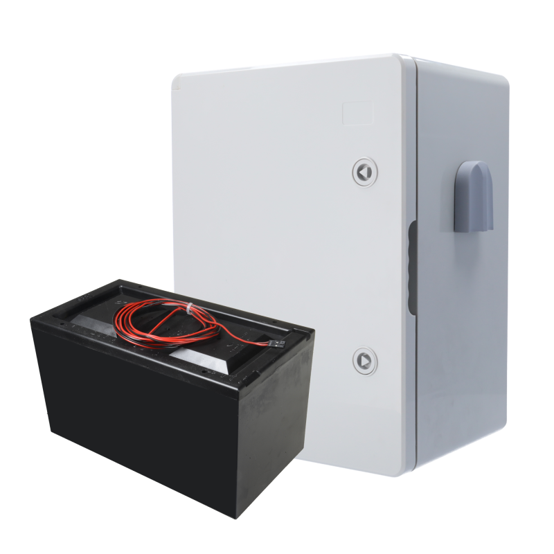 AJ-BATTERYBOX-14M - Kit batteria con scatola in poliestere - Durata fino a 14 mesi - Batteria non ricaricabile - Facile installa