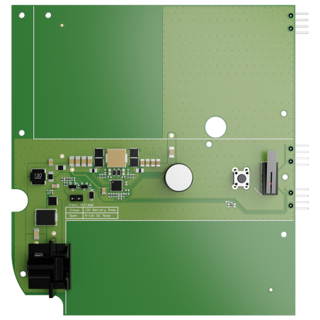 AJ-DC12V-PSU-NVR - Modulo di alimentazione 12 VDC - Compatibile con Ajax NVR 8-ch e 16-ch - Tensione di ingresso 8~16 VDC - Conn