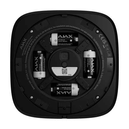 AJ-EN54-SOUNDER-B - Sirena wireless - Notifiche istantanee - Volume del suono fino a 100 dB - 32 toni di suono diversi - Control