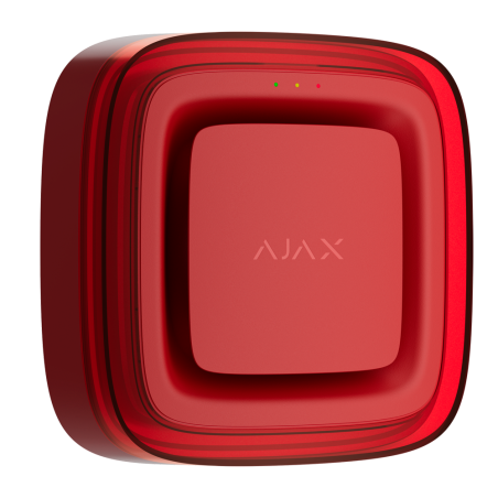 AJ-EN54-SOUNDER-VAD-R - sirena wireless con allarme acustico e visivo - Notifiche istantanee_x000D_ - Volume del suono fino a 10
