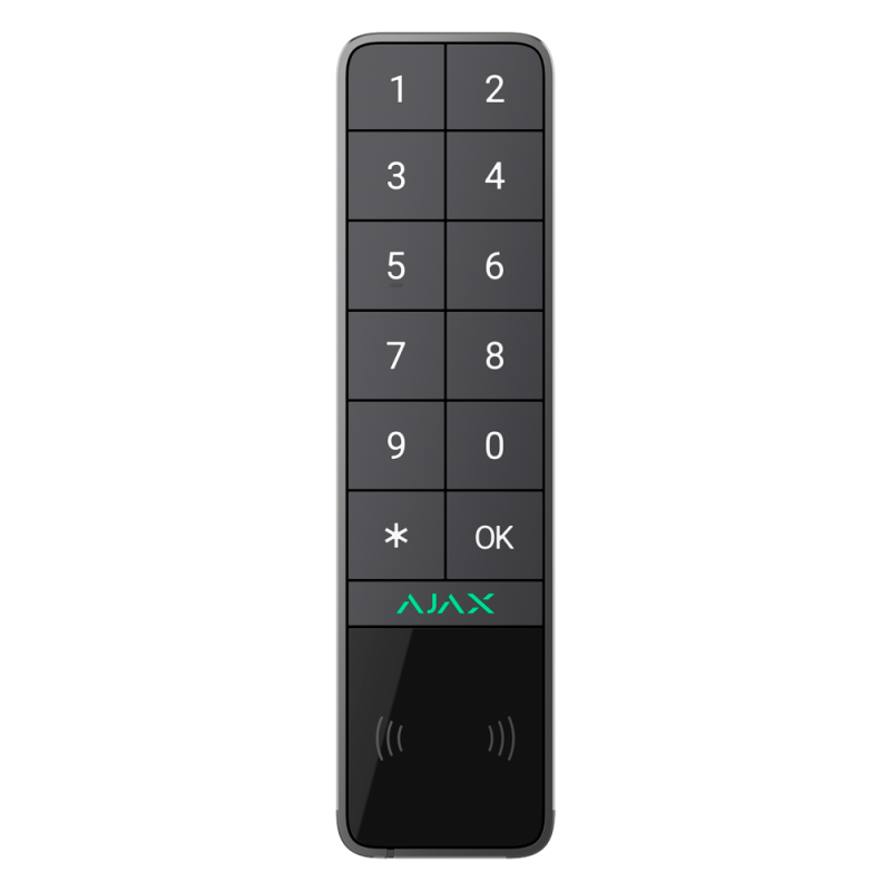 AJ-KEYPADOUTDOOR-GRA - Tastiera da esterno IP66/IK08 con lettore RFID - Attivazione/disattivazione completa o di gruppo - Autent AJ-KEYPADOUTDOOR-GRA - Tastiera da esterno IP66/IK08 con lettore RFID - Attivazione/disattivazione completa o di gruppo - Autent