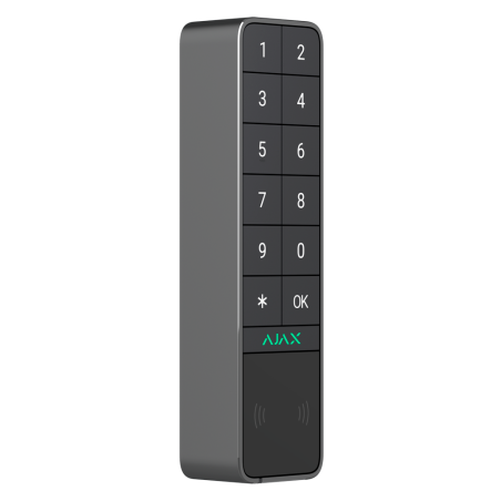 AJ-KEYPADOUTDOOR-GRA - Tastiera da esterno IP66/IK08 con lettore RFID - Attivazione/disattivazione completa o di gruppo - Autent