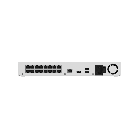 AJ-NVR232-HAC-AI-16P-S-W - Videoregistratore NVR Superior - 32 canali | 16 porte PoE IEEE802.3af/at - Compressione H.265/H.264 |