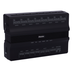 AK-A095 - Controller di accesso PoE - Scheda, QR e PIN - 100.000 utenti | 200.000 registri - 8 lettori per Wiegand | 8 lettori p