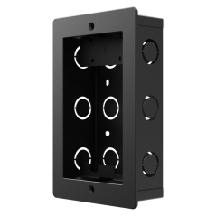 AK-BR-R20A-BLACK-F - Pannello frontale e scatola di giunzione da incasso - Specifica per Akuvox AK-R20A-BLACK - Pannello: 120 (I