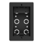 AK-BR-R20A-BLACK-F - Pannello frontale e scatola di giunzione da incasso - Specifica per Akuvox AK-R20A-BLACK - Pannello: 120 (I