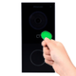 AK-E12S-BLACK - Videocitofono IP da parete - Telecamera 2 Mp | Audio bidirezionale - Apertura con scheda MF, NFC e BLE | 1 relè 