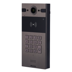 AK-R25K - Videocitofono IP da parete - Telecamera 4 Mpx Grandangolo | Audio bidirezionale - Apertura con scheda EM/MF, NFC e PIN