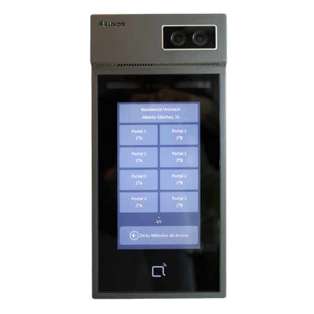 AK-S535 - Videocitofono IP antivandalo IK08 - Telecamera 2 Mpx/1 Mpx | Audio bidirezionale - Riconoscimento facciale, scheda, NF