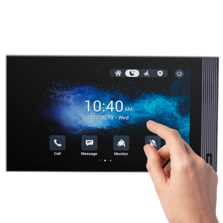 AK-S562W-2 - Monitor Linux per videocitofono - Display IPS di 7" - Audio bidirezionale Crystal Clear - 2 fili, WiFi, SIP standar