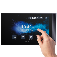 AK-S563W-BC - Monitor Android 14.0 per videocitofono - Display IPS di 8" - Audio bidirezionale Crystal Clear | Easy UI - TCP/IP,