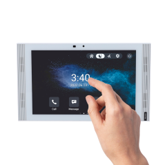 AK-S567A-WHITE - Monitor Android 12.0 per videocitofono - Display IPS di 10" - Audio bidirezionale Crystal Clear | Easy UI - TCP