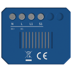 AK-ZBMD-C1-R1 - Relè intelligente da 1 linea - ZigBee 3.0 - Carico massimo 16 A - Alimentazione 100-250 AC / 24-30 DC - Timer e 