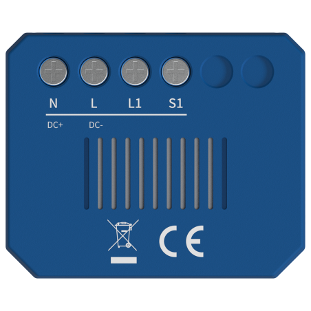 AK-ZBMD-C1-R1 - Relè intelligente da 1 linea - ZigBee 3.0 - Carico massimo 16 A - Alimentazione 100-250 AC / 24-30 DC - Timer e 