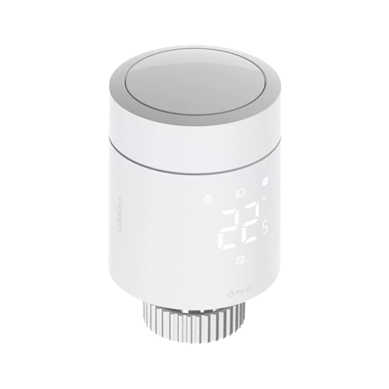 AQ-WT-A03D - Aqara Radiator Thermostat W600 - Schermo LED integrato / comando fisico di rotazione - Valvola termostatica smart -