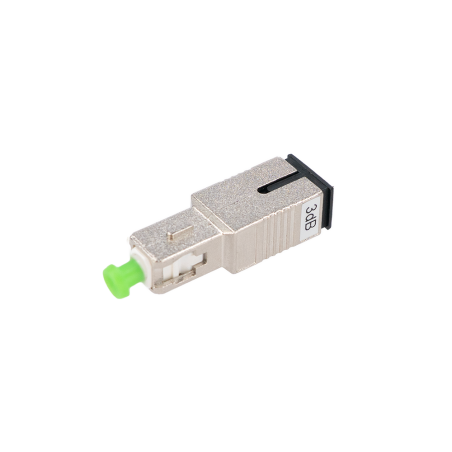 ATT-SCAPC-05 - Attenuazione esatta di 5dB nel segnale ottico. - Connettore SC standard sicuro. - Lucidatura APC ad angolo che el