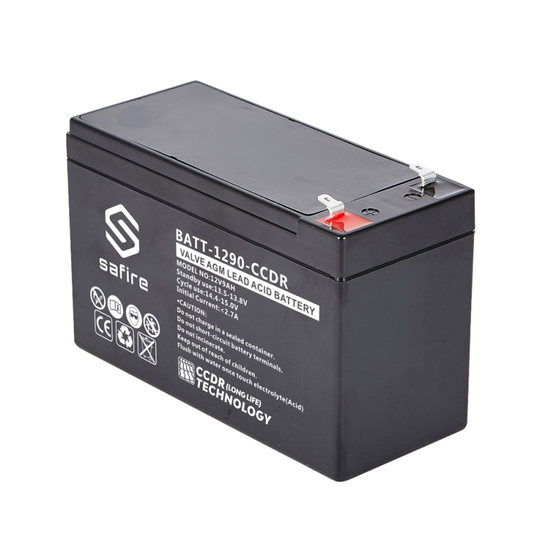 BATT-1290-CCDR - Batteria ricaricabile - Tecnologia piombo-acido AGM - CCDR - Tensione 12V - Capacità 9Ah - 100 x 65 x 151 mm / BATT-1290-CCDR - Batteria ricaricabile - Tecnologia piombo-acido AGM - CCDR - Tensione 12V - Capacità 9Ah - 100 x 65 x 151 mm /