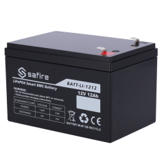 BATT-LI-1212 - Batteria ricaricabile - Litio LiFePO4 - Tensione 12V - Capacità 12Ah - 3000 cicli - 151 (H) x 99 (I) x 99 (P) mm 