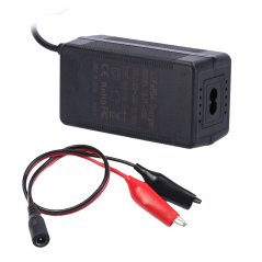 BATT-LI-CHARGER-3A - Caricabatterie per batterie al litio LiFePO4 - Uscita DC 14.6V / 3A - Ingresso AC - Indicatore LED dello st