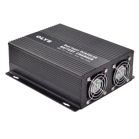 BS-126030 - Caricabatterie doppio - Ricarica DC e Solare - 430W di ingresso solare - Corrente di carica fino a 30A - Compatibile