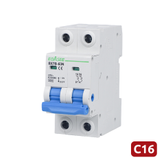 BX7B-63N-16A-2P - Interruttore magnetotermico - Corrente nominale 16A - 2 poli (installazioni monofase) - Curva di tipo C - Su g