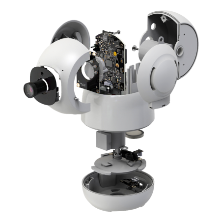 CB160 - VicoHome Indoor PT 3Mpx Wifi - Movimento remoto / Autotracking - Rilevamento di persone/animali domestici integrato - IR