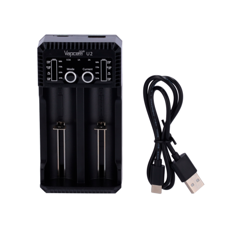 CHARGER-U2 - Caricabatterie universale - Batteria Li-Ion, Ni-Mh, Ni-Cd - Rilevamento automatico della ricarica - Protezione da s