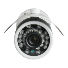 CS027 - Telecamera simulata non operativa NIVIAN - Tipo Bullet IR - Alloggiamento in metallo - LED non funzionali reali - Lente 