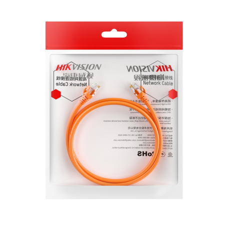 DS-1NP6UEC0 (10m) - Cavo UTP - Ethernet - Connettori RJ45 - Categoria 6 - 10 m - Colore arancione