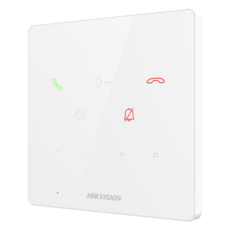 DS-KH6000-E1/White - Cornetta per videocitofono - Senza schermo - Audio bidirezionale - TCP/IP, SIP - Senza connessione all'App 