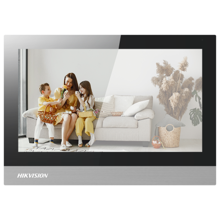 DS-KH8380-TE1 - Monitor per videocitofono - Touch screen TFT da 7" - Audio bidirezionale - TCP/IP, SIP - Slot per scheda microSD
