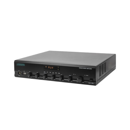 DSPPA-DMA250U - Mixer amplificato DSPPA_x000D_ - Linea 70V/100V e bassa impedenza_x000D_ - 1 x 250W | 1 Zona | Classe D_x000D_ -