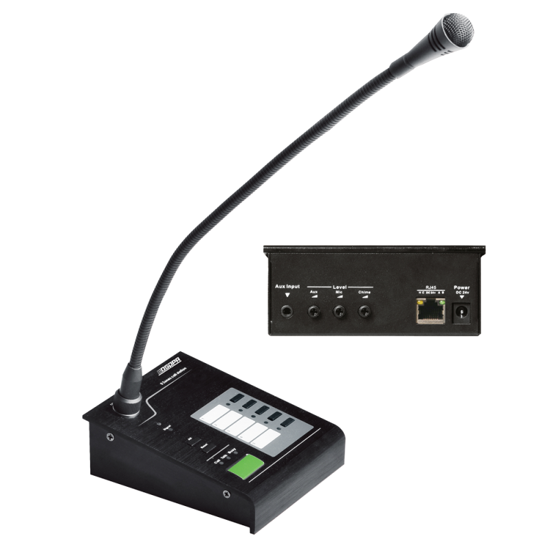DSPPA-MAG505R - Microfono a condensatore - Microfono da tavolo - Modello cardioide - Selezione di 5 zone - Compatibile con la ma DSPPA-MAG505R - Microfono a condensatore - Microfono da tavolo - Modello cardioide - Selezione di 5 zone - Compatibile con la ma