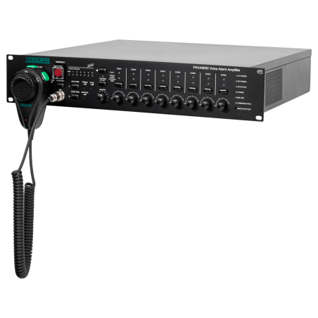 DSPPA-PAVA9500 - Controller di evacuazione vocale DSPPA_x000D_ - Sistema centrale PAVA9000_x000D_ - 8 zone | 500W | Amplificazio