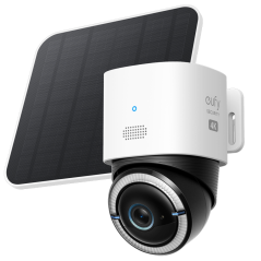 EUFY-4GLTECAM-S330 - Telecamera 4G LTE / Wifi Eufy by Anker - 4K | Full Night color | IR 10m | LED bianco - Batteria 9400 mAH | 