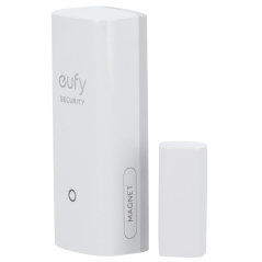 EUFY-ALARM-ENTRY4 - Sensore di apertura Eufy by Anker - Wireless 868 MHz - Compatibile con il sistema di allarme Eufy - Pulsante