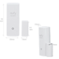 EUFY-ALARM-ENTRY4 - Sensore di apertura Eufy by Anker - Wireless 868 MHz - Compatibile con il sistema di allarme Eufy - Pulsante EUFY-ALARM-ENTRY4 - Sensore di apertura Eufy by Anker - Wireless 868 MHz - Compatibile con il sistema di allarme Eufy - Pulsante