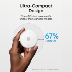 EUFY-ALARM-SMOKE-E10 - Rilevatore di fumo Eufy E10 - Wireless 868 MHz_x000D_ - Compatibile con il sistema di allarme Eufy_x000D_