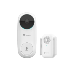 EZ-DB2C-KIT - Campanello con video WiFi IP Ezviz - Telecamera 2Mpx / Visione 160º - Audio / Cicalino interno incluso - Rilevamen