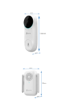 EZ-DB2C-KIT - Campanello con video WiFi IP Ezviz - Telecamera 2Mpx / Visione 160º - Audio / Cicalino interno incluso - Rilevamen EZ-DB2C-KIT - Campanello con video WiFi IP Ezviz - Telecamera 2Mpx / Visione 160º - Audio / Cicalino interno incluso - Rilevamen