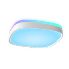 GV-CEILING-H80A4-12IN-SQUARE - Plafoniera quadrata Govee a doppio LED - Wi-Fi 2.4 GHz + Bluetooth - Colore segmentato + Bianco c