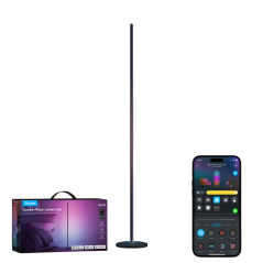 GV-FLOOR-H8076-136CM - Lampada da terra Govee - Wi-Fi 2.4 GHz + Bluetooth - Colore RGB + Bianco caldo/freddo - Intensità 1000 lu