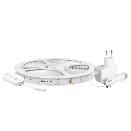 GV-STRIP-H615A-5M-RGB-SMART - Govee Striscia LED smart 5m - Wi-Fi 2.4 GHz + Bluetooth - Colore RGB - 52 lumen/m / 90LEDs - App G