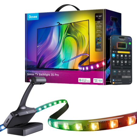 GV-TV-R2A81-3PRO-75 - Retroilluminazione TV 3 Pro - Ottica tripla - Wi-Fi 2.4 GHz + Bluetooth - ColorSense 3.0 / Envisual / Drea